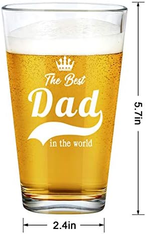 Baba Hediyeleri - Baba Bira Bardağı, Dünyanın En iyi Babası Bira Bardağı-Yılbaşı Hediyeleri, Doğum Günü Hediyeleri, Erkekler