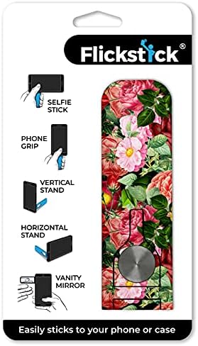 Flickstick: Ayarlanabilir Telefon Standı, Kavrama, Selfie Çubuğu ve Gizli Ayna - Hepsini Yapar-Stand Herhangi Bir Yüzeyde Çalışır-Telefonunuzun