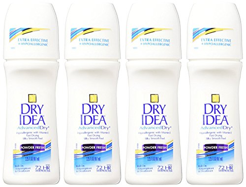 Kuru Fikir Terlemeyi Önleyici Deodorant Roll-On Kokusuz, Beyaz, 3,25 Oz