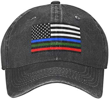 Kamyon şoförü şapkası Polis Askeri Yangın Ince Mavi Yeşil Kırmızı Çizgi Yenilik Şapka Ayarlanabilir Baba Kapaklar Snapback beyzbol
