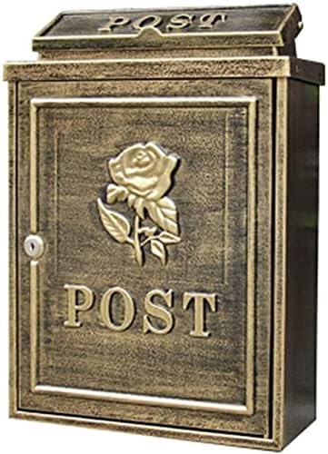 Haieshop Posta Kutusu Posta Kutusu Lockbox Dışında Posta Kutuları Dikey Retro Klasik Posta Kutusu Ev Modern Ev Açık Mektup Kutusu