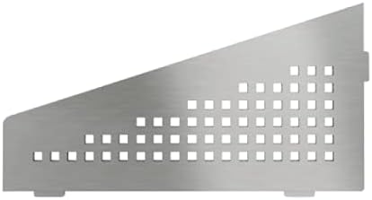 Schluter Systems Dörtgen Köşe Rafı - E-Kare Tasarım-Fırçalanmış Paslanmaz Çelik (SES3D3EB) Kerdi-Line Duş Aksesuarı
