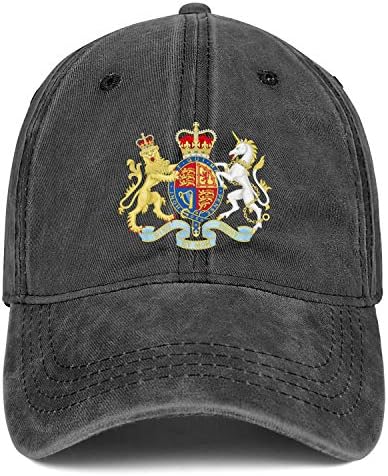 Erkekler kadınlar ayarlanabilir beyzbol kapaklar Vintage İNGİLTERE İngiltere kraliyet silah aslan Snap geri şapka