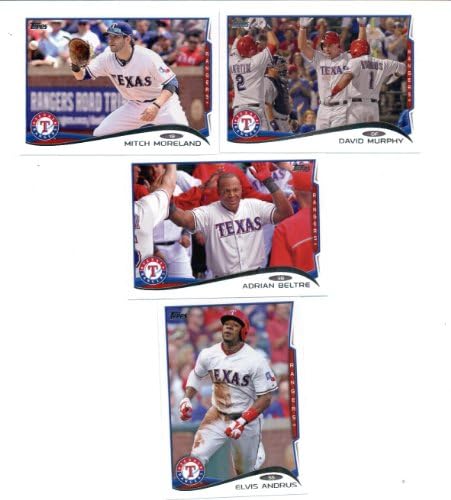 2012, 2013 ve 2014 Topps Texas Rangers Beyzbol Kartı Takım Setleri (Üç Yıldan İtibaren Komple Seri 1 ve 2)