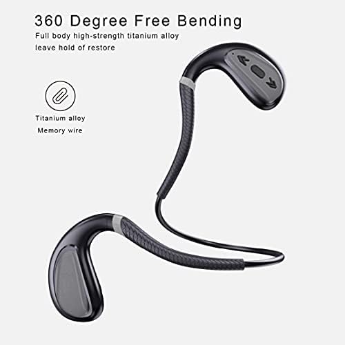 8G Depolama ile Kemik İletimli Kulaklıklar Bluetooth Su Geçirmez Açık Kulak Kulaklık