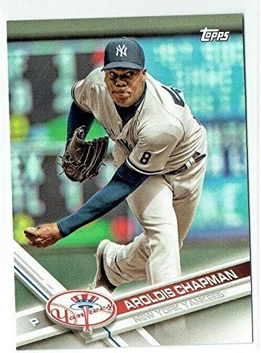 Aroldis Chapman 2017 Topps Beyzbol 25 Kart Lot New York Yankees NYY - 9-Slabbed Beyzbol Kartları