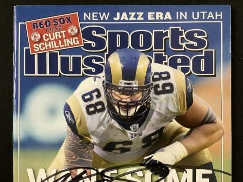 Kyle Turley İmzalı Sports Illustrated Mag 12/8/03 Etiketsiz LA Rams İmzalı JSA-İmzalı NFL Dergileri