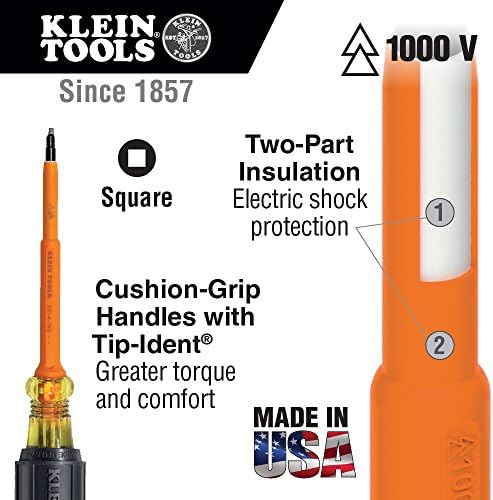 Klein Tools 662-7-İNS 2 7 inç Saplı Yalıtımlı Tornavida