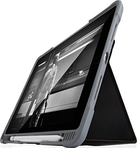STM Dux Plus Duo, Apple iPad Pro 9.7 6. Nesil için sağlam kılıf-Siyah (stm-222-165JW-01)