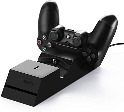 UGREEN PS4 Denetleyici Şarj PS4 Şarj İstasyonu, 2 Kontrolörleri için 2.5 Saat Tam Şarj, Playstation Slim için DualShock 4 Şarj