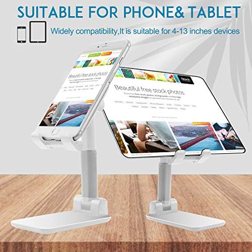 Cep Telefonu Standı, Tablet Standı Tutucu Tabletler için Evrensel Akıllı Telefonlar, e-Okuyucu, Ayarlanabilir Katlanabilir Taşınabilir