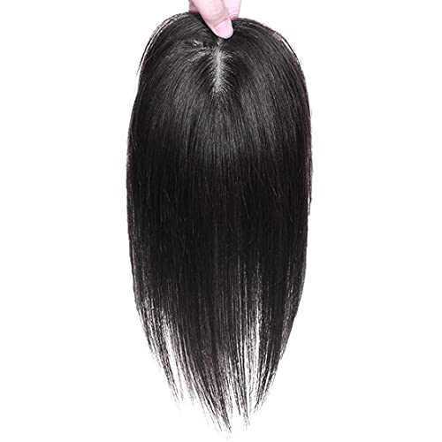 AıUree Uzun 22 ın Remy İnsan Saç Topper Üst Taç Mono Taban Hairpieces Eklemek Saç Hacmi 9x10 cm El Yapımı Kadın Peruk Insan Saç