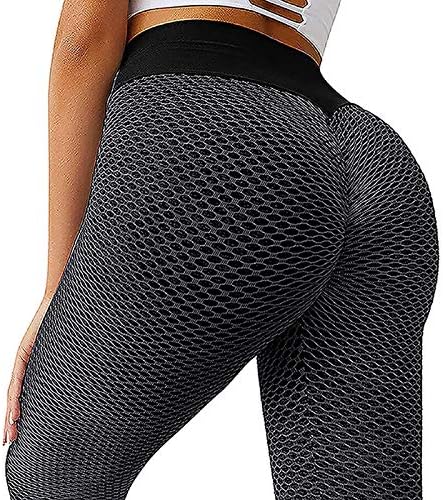 Bblulu Yüksek Bel Yoga Pantolon Kadınlar ıçin Popo Kaldırma Anti Selülit Egzersiz Tayt Yoga Pantolon Karın Kontrol Tayt Sıkı