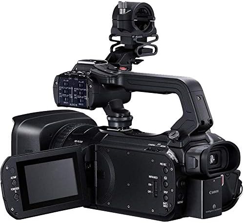 Canon XA50 Profesyonel UHD 4K Video Kamera (3669C002) W/Ekstra Pil, Yumuşak Yastıklı Çanta, 64GB Hafıza Kartı, LED ışık, UV Filtresi,