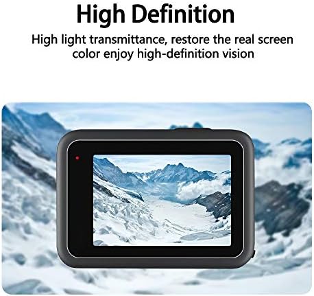 GoPro Hero 9 için Uyumlu AWINNER Cam, Ekran Koruyucu(Ekran ve Lens) Hero 9 Eylem Kamera için Ultra Net Temperli Cam (2'li Paket)