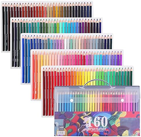 160 Renk Ahşap Renkli Kalemler Set Sanatçı Boyama Yağ Bazlı Kalem Okul Çizim Eskiz Sanat Malzemeleri