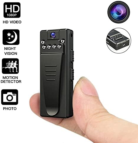 HGVVNM Mini Kamera HD Kamera Video Dijital Ses Kaydedici Webcam Hareket Sensörü Spor Eylem Mikro Gizli Kamera (Boyut: 32G)
