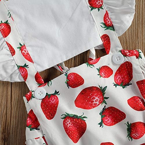 Rtnnsbbfcm Toddler Bebek Kız Karpuz Romper Bodysuit Meyve Pritning Tulum Kafa Bandı Kıyafet Giysileri ile
