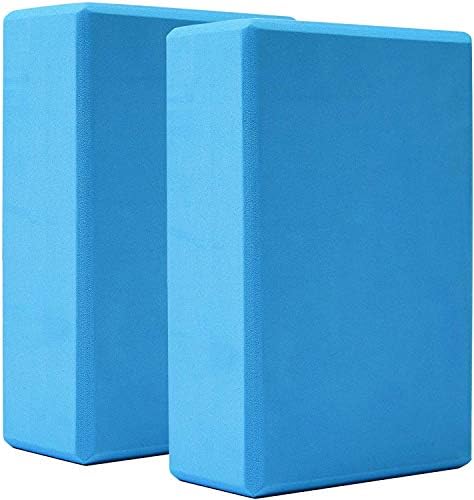 Yoga Blokları 9x 6 x3, 2 Paketi Yüksek Yoğunluklu Yoga Tuğla Köpük Blokları geliştirmek için Gücü, Esneklik ve Denge, Hafif ve