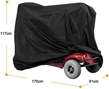 Hareketlilik Scooter Depolama Kapağı, 66. 9X24X46 İnç Profesyonel Yaşlı Tekerlekli Sandalye Su Geçirmez Yağmur Koruma Güneş Işığı