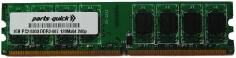 1 GB Bellek Yükseltme Dell Boyut XPS Gen 4 DDR2 PC2-5300 667 MHz Masaüstü Olmayan ECC DIMM RAM (parçaları-hızlı Marka)