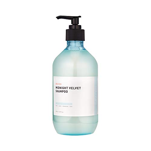GRAFEN Parfüm Şampuanı Midnight Velvet, 16.9 Fl. Oz., 500ml, Saç Dökülmesini hafifletmeye Yardımcı Olur Kokulu şampuan Taze