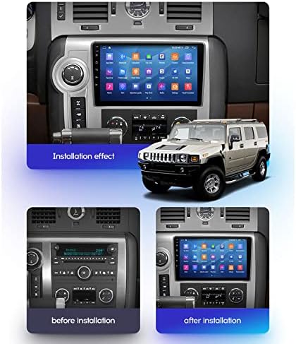 WDXSFR 9 Çift Din Araba Stereo Android Araç Multimedya Navigasyon için Hummer H2 E85 2007-2009 Dokunmatik Ekran Radyo Desteği