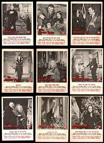 1964 Donruss Addams Ailesi Komple Set (Kart) VG / EX+