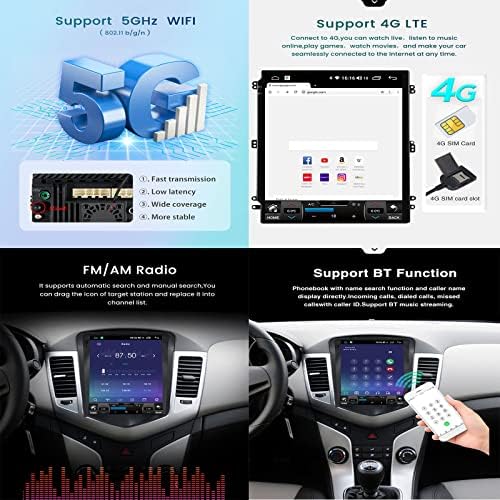 WDXSFR Android Araba Radyo Stereo GPS 9.7 Dikey Dokunmatik Ekran Navigasyon Kafa Ünitesi için Opel Insignia 2014-2018 Destek