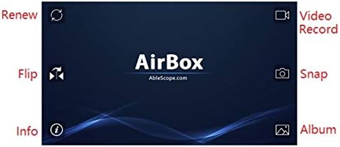 Vividia Ablescope VA-B2 WiFi AirBox USB WiFi Dönüştürücü için iPhone'lar / iPad için USB Dijital Borescopes ve Mikroskoplar