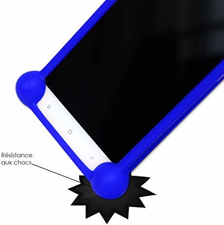 Motorola Moto E3 mavi için Ph26 darbeye dayanıklı silikon tampon durumda