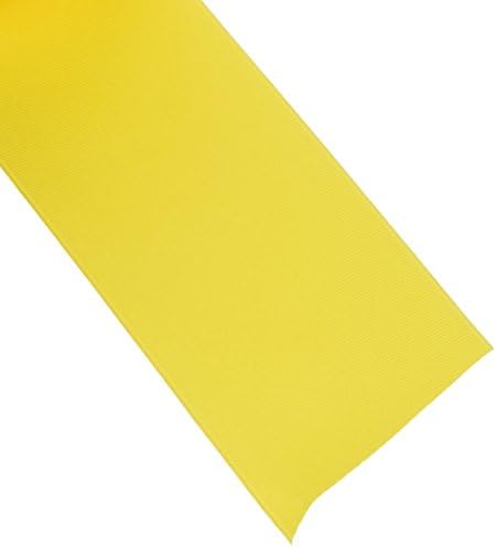 Schiff Kurdeleler 744-40 Polyester Grogren 3 İnç Kumaş Kurdeleler, 50 Yarda, Sarı