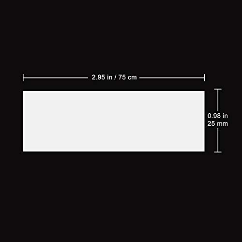 StonyLab Cam Destekli TLC Klasik Silika Jel Plaka, Silika Jel ile 2.5 x 7.5 cm İnce Tabaka Kromatografi Analitik Plaka, 80'li