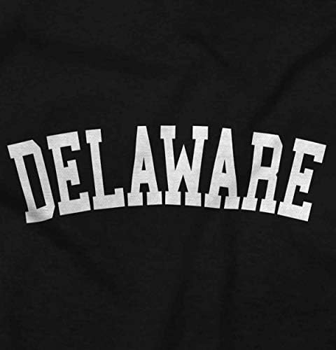 Erkekler veya Kadınlar için Delaware Basit Geleneksel Klasik Sweatshirt