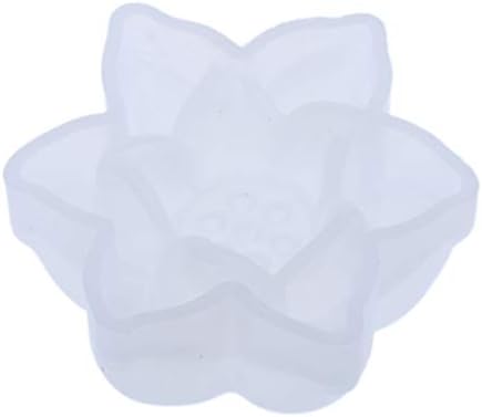 Prettyia 3D Lotus Çiçek Kalıp silikon kalıplar için Fondan, Pişirme, Kek Dekorasyon, Reçine, Kil, Çikolata, reçine Döküm Takı