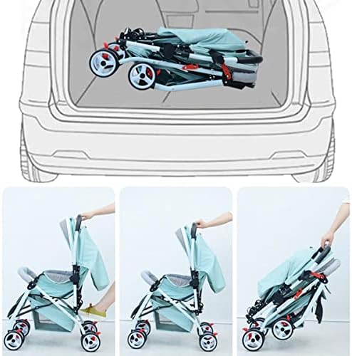 QYOURDA 2 İn1 Bebek Arabası Taşınabilir Koltuk Uzanmış Bebek Şemsiye Arabası Katlanır Şok Emici Çocuk Arabası Seyahat Yenidoğan