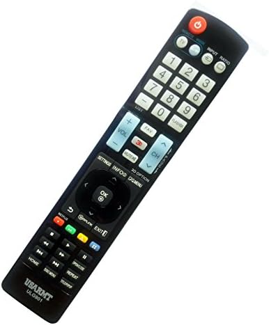 Çoğu LG Plazma LCD LED 3D TV ve DVD Blu-ray Oynatıcı ile Uyumlu Evrensel Uzaktan Kumanda, AKB72914207 AKB72915238 AKB72915206'yı