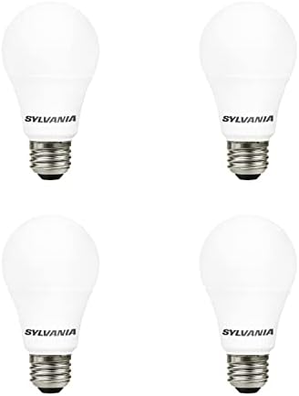 SYLVANİA LED Ampul, 100W Eşdeğer A19, Verimli 14W, Buzlu Kaplama, 1500 Lümen, Parlak Beyaz-4 Paket (78102)