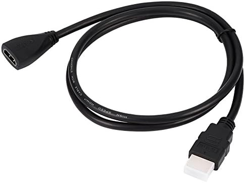 Acogedor 1 M/3.28 ft HDMI 1.4 Uzatma Kablosu, HDMI Erkek Kadın Uzatma Kablosu, 1080 P ve 3D Destekler, 10.2 Gbps Yüksek Hızlı