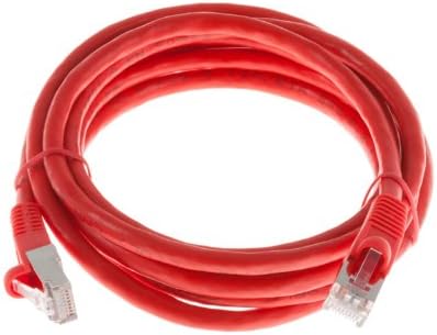CablesAndKits-Korumalı (STP) Cat6 Ethernet Kablosu, Önyükleme, Ceket: PVC (cm), 0,5 ft, Mavi, Saf Bakır, RJ45 Bilgisayar ve Ağ