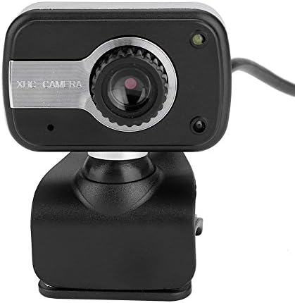 USB Web Kamerası, 0.3 MP 480p LED Işık Gece Görüşü MSN/ICQ/Skype için Mikrofonlu 360° PC Web Kamerası