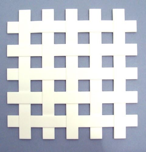 Beyaz silikondan yapılmış Tencere Standı kafes tipi