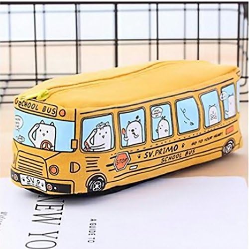 Öğrenciler Çocuklar Kediler okul otobüsü Kalem kutusu Çantası Ofis Kırtasiye Çantası
