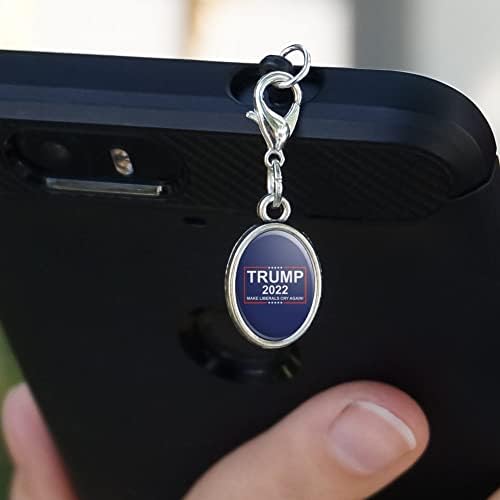 Trump 2022 Cep Telefonu Kulaklık Jakı Oval Çekicilik iPhone iPod Galaxy için uygun