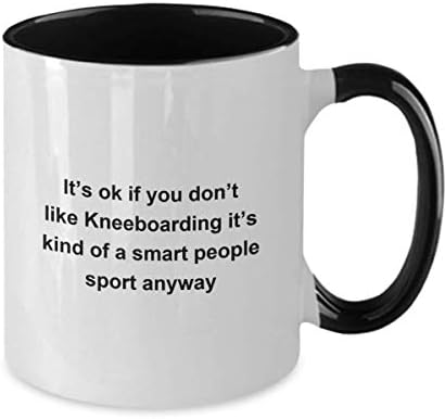 Diz çökmeyi sevmiyorsanız sorun değil, yine de akıllı bir insan sporu Komik Kahve Kupa Hediyesi