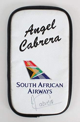 Angel Cabrera İmzalı Golf Çantası Reklamı-COA JSA-İmzalı Golf Çantaları