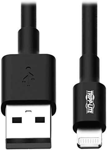Tripp Lite Apple MFİ Sertifikalı 3-Feet 1M Yıldırım USB Kablosu Sync Şarj iPhone / iPod / iPad - Siyah (M100-003-BK)