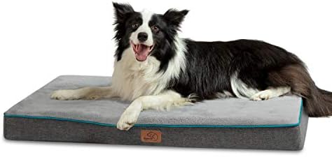 Bedsure Büyük Hafızalı Köpük Ortopedik Köpek Yatağı-Çıkarılabilir Kapaklı ve Su Geçirmez Astarlı Sandık için Yıkanabilir Köpek