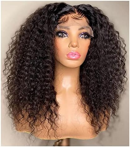 HYSKR Orta Kısmı Siyah Kadınlar ıçin Dantel Frontal Sentetik Saç Peruk Babyhair Preplucked ısıya dayanıklı Günlük 180% Yoğunluk
