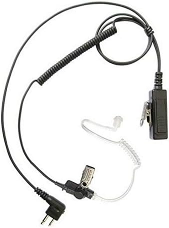 Motorola XT460 İki Yönlü Radyo için Tek Telli Akustik Tüp Gözetleme Kulaklık Kulaklık